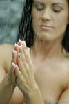 Athina Love gently masturbating