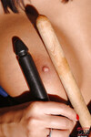 Sort Angelica og den sorte dildo