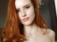 Bella the very thin redhead