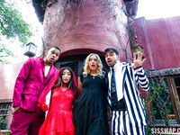 Rio Lynn e Amber Summer fodem em um quarteto