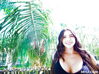 Black-haired bombshell Suttin can't wait to get laid