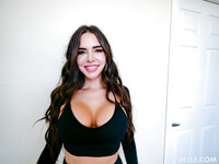 Black-haired bombshell Suttin can't wait to get laid