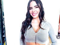 Black-haired bombshell Suttin can't wait to get laid