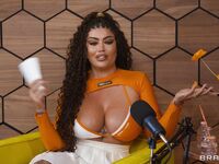 Tattoed girls Abigail Morris and Toochi Kash share the red wolf