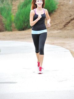 Hannah la ragazza dilettante sportiva