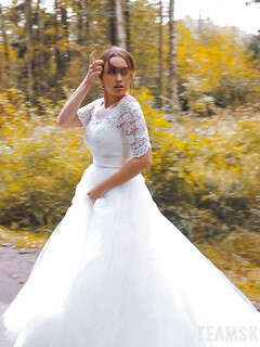 Lusso ragazza il cazzo sposa